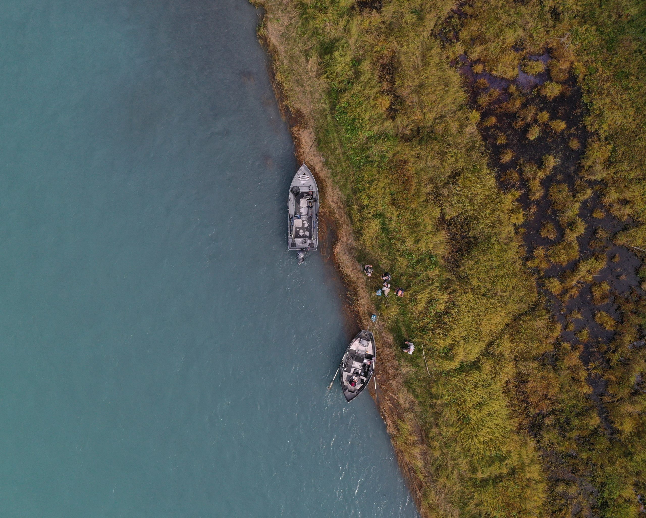 An image of Alaska river fishing on an Alaska Fishing excursion