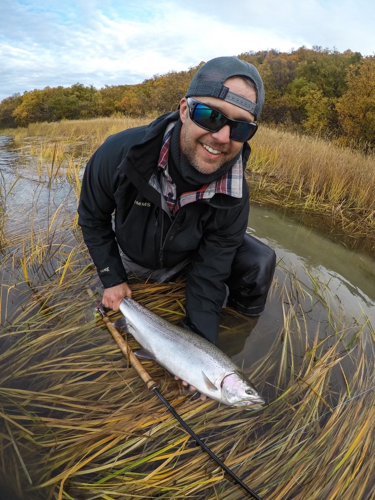 An image of an alaska trout fishing adventure with Outgoing Angling